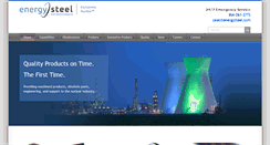 Desktop Screenshot of energysteel.com